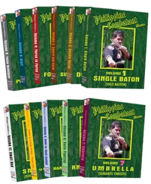 25% OFF - Philippine Combative Arts Series by Grandmaster Ernesto A. Presas - Complete Set