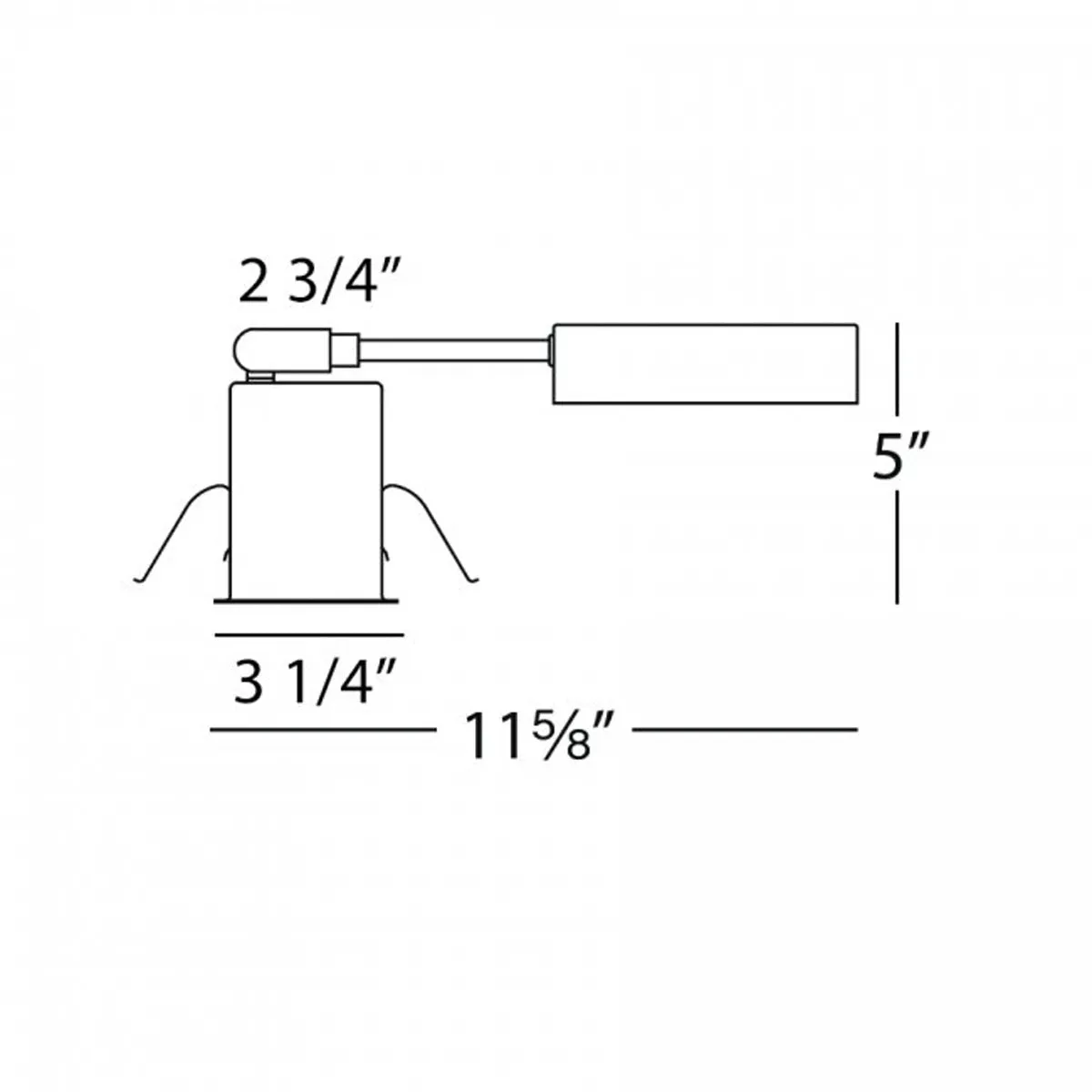 2.5" Low Voltage Remodel Non-IC Housing