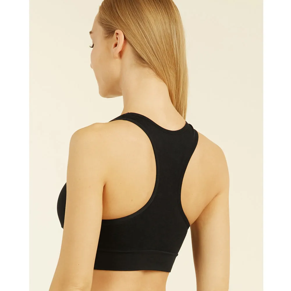 6 Pack Women's Seamless Sports Bra Sexy Padded Racerback Yoga Gym Crop Tank Top