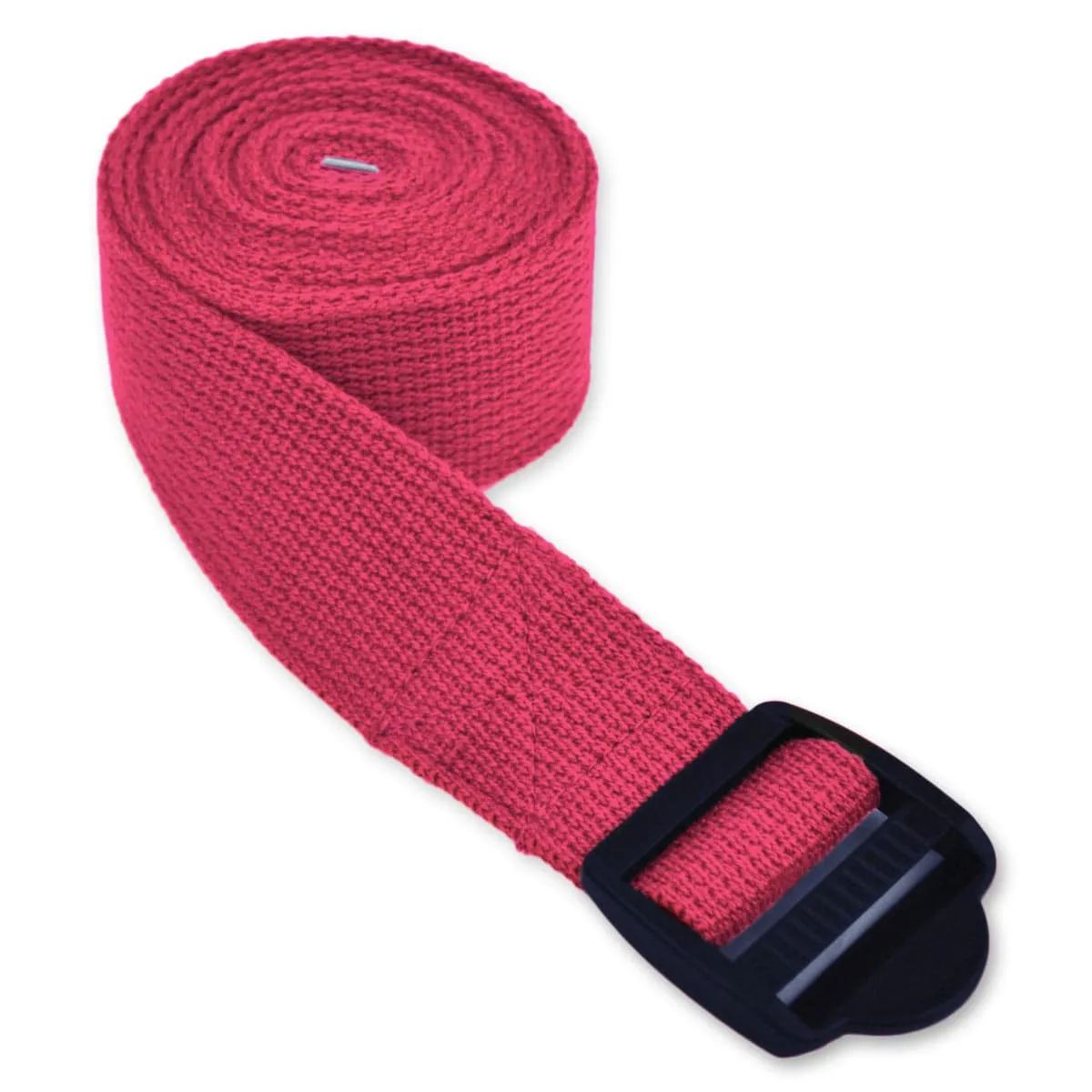 8' Cinch Buckle Cotton Yoga Strap