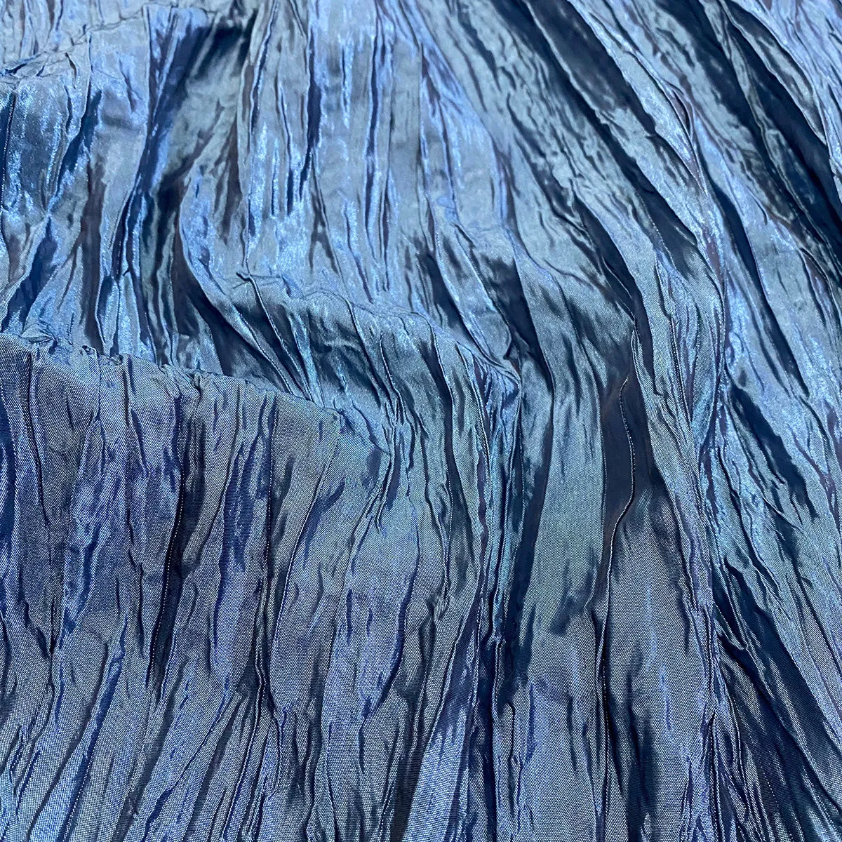 Accordion Taffeta Wholesale Fabric in Azure