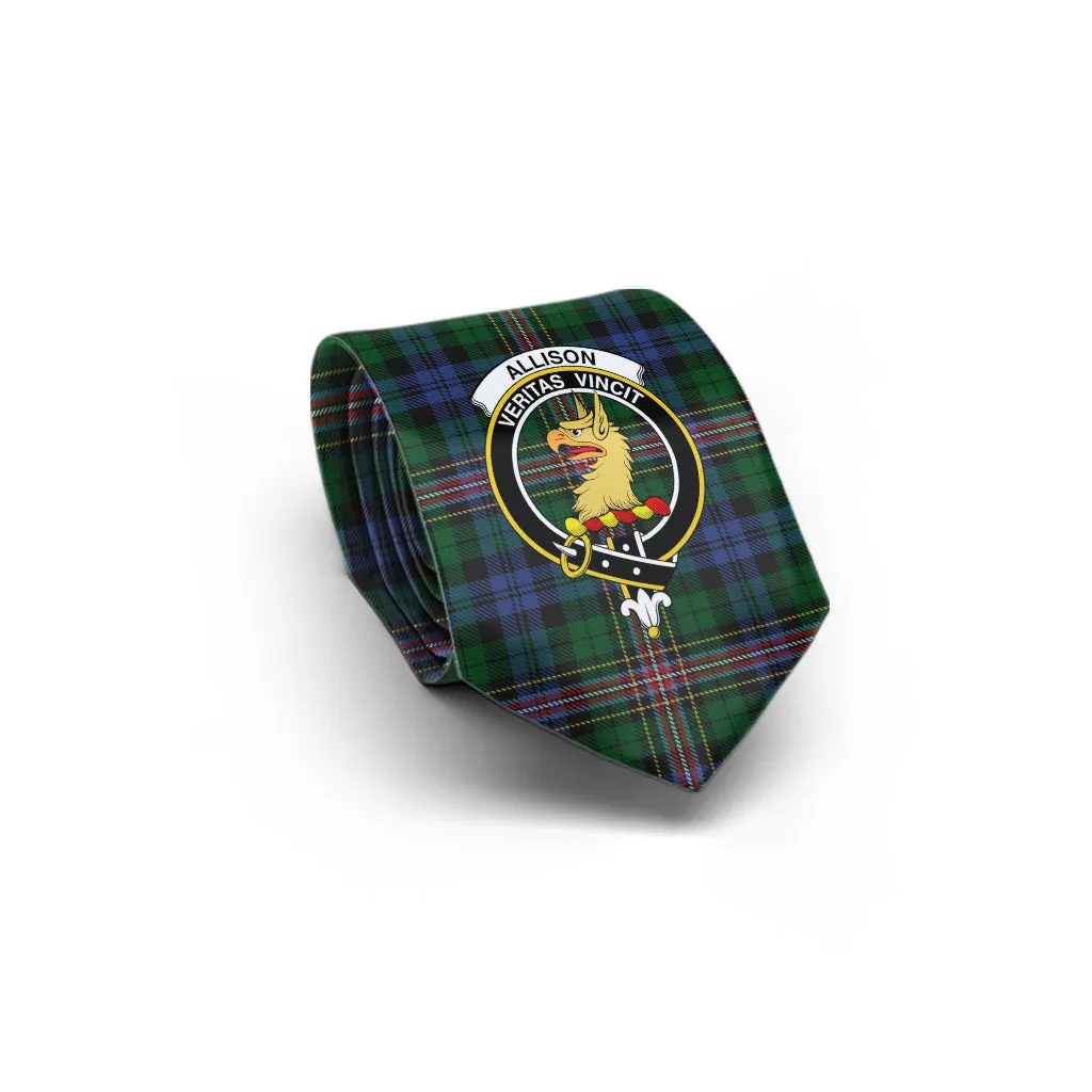 Allison Tartan Classic Necktie with Family Crest