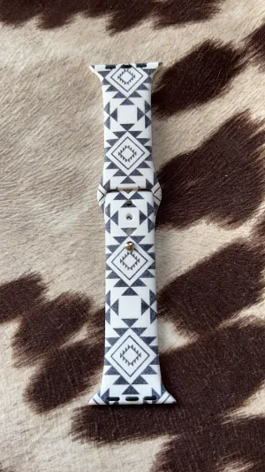 Aztec Silicone Apple Watchband | Accessories