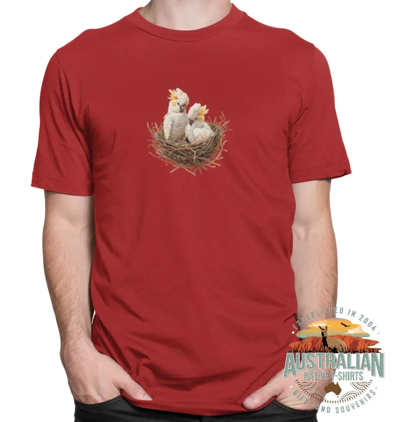 Baby Cockatoo Nest Adults T-Shirt (Various Colours)