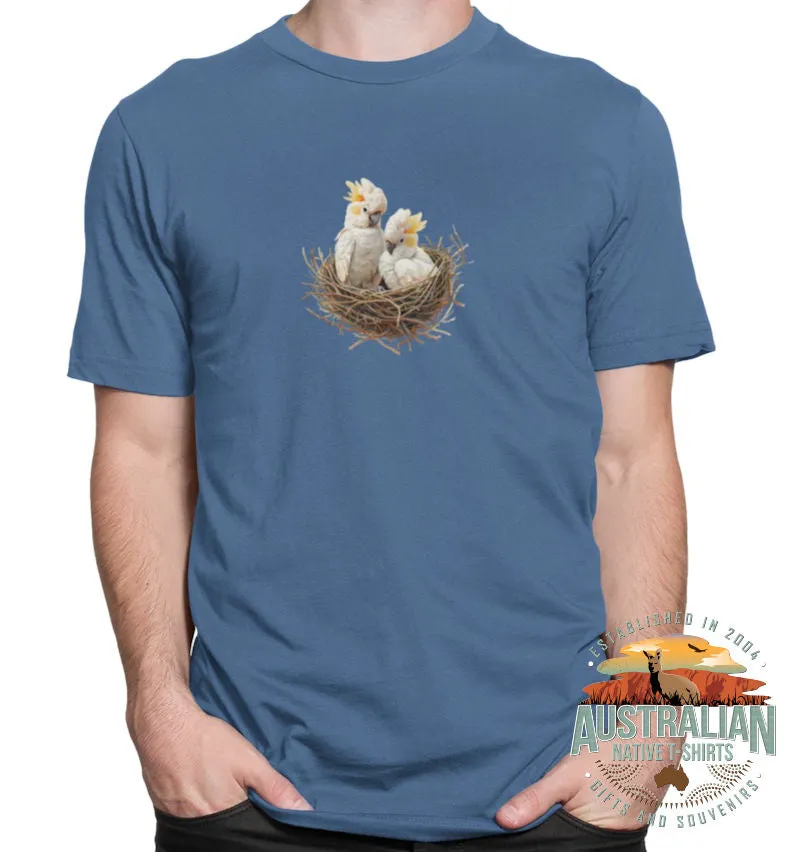 Baby Cockatoo Nest Adults T-Shirt (Various Colours)