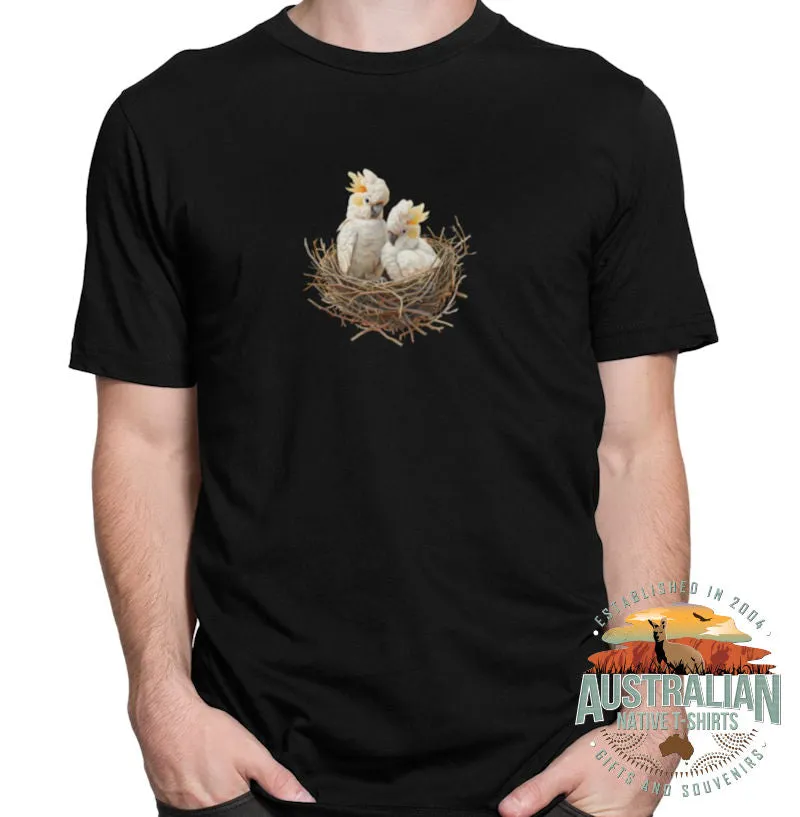 Baby Cockatoo Nest Adults T-Shirt (Various Colours)