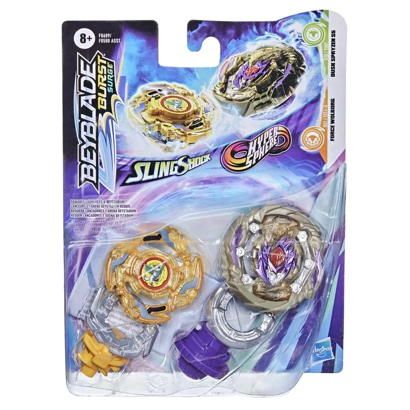 Beyblade Ss Wolborg And Hs Dusk Spryzen