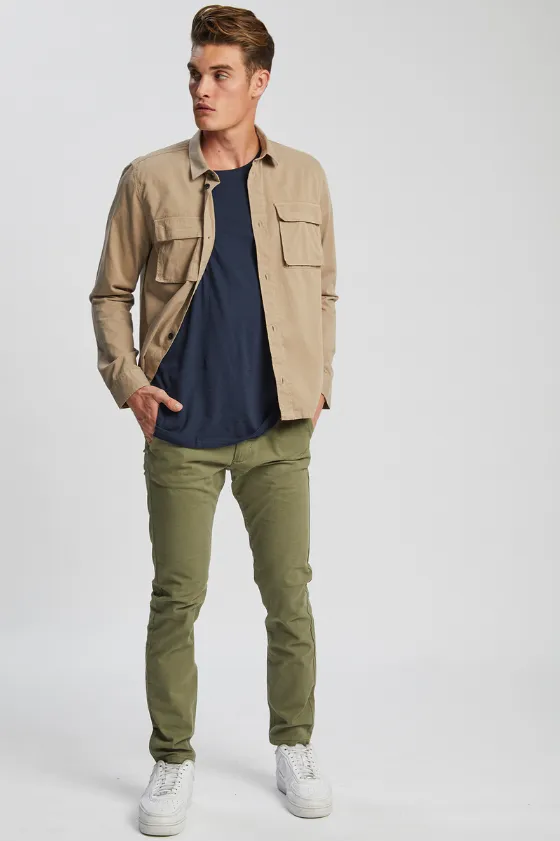 Cade Shirt  - Khaki