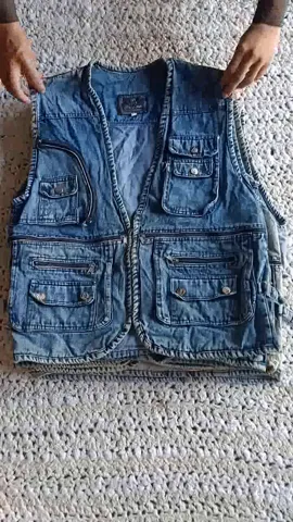 Denim Hunting Vests 8 piece