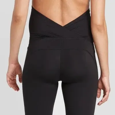 Isabel Maternity Pants Over Belly Active Capri Leggings Yoga Fitness Pants