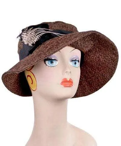 Katherine Hat Style - Tumbleweed in Chocolate (Two Medium Left!)