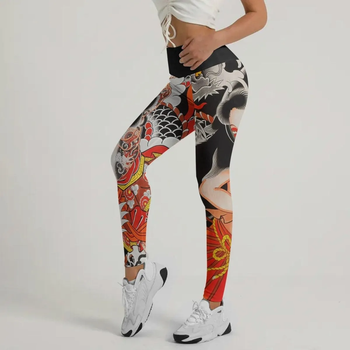 Kumonryu Shishin VS Tamatori Hime Leggings