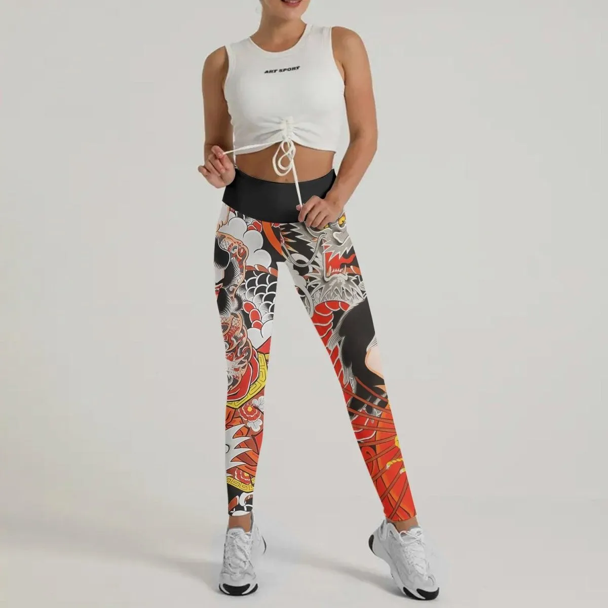 Kumonryu Shishin VS Tamatori Hime Leggings