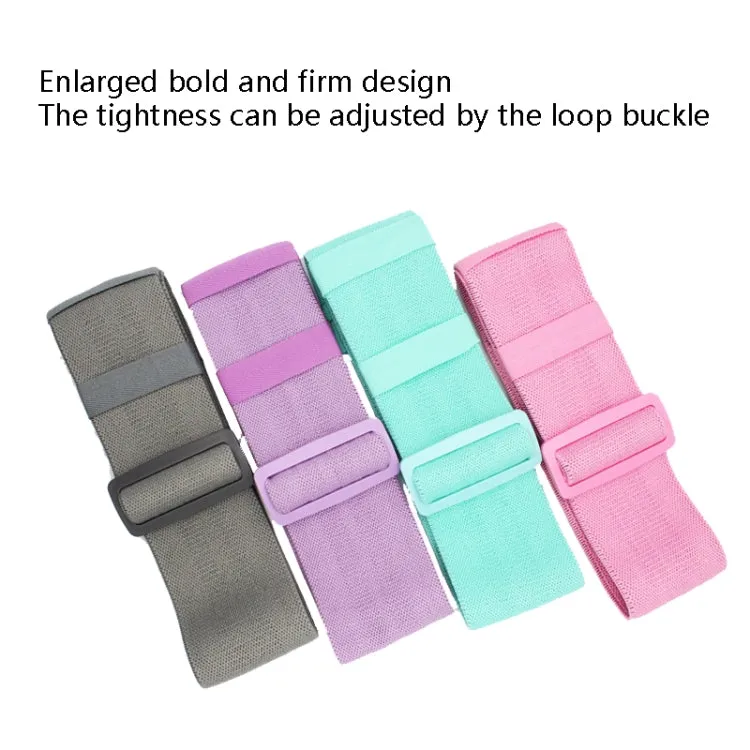 LD-3606 Adjustable Non-Slip Yoga Belt Thickening Tension Belt(Purple)