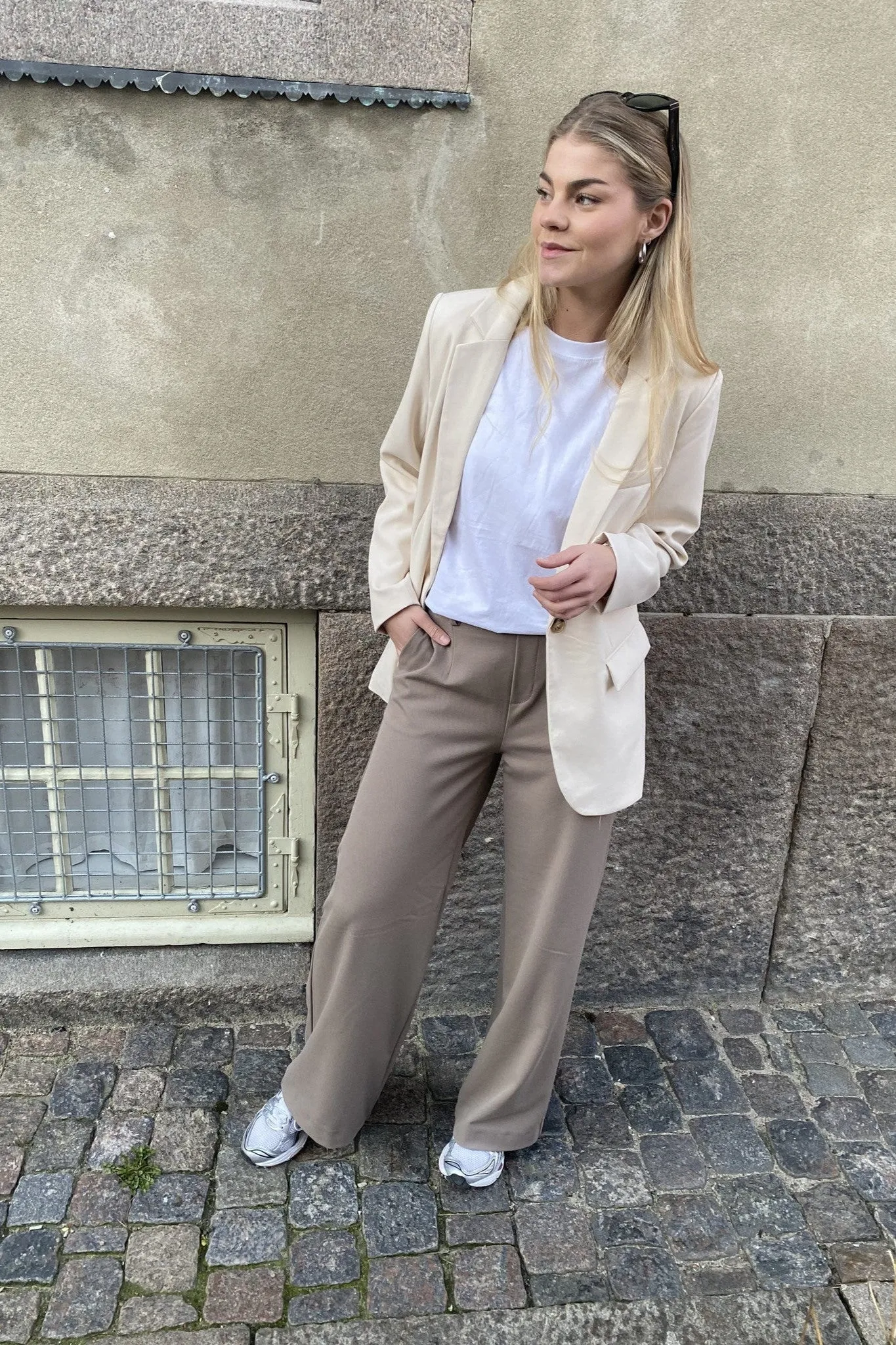 Lisa Wide Trousers - Brown