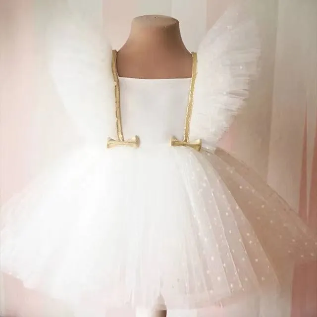 Nico Pleated Lace Sleeveless Party Tutu Dress