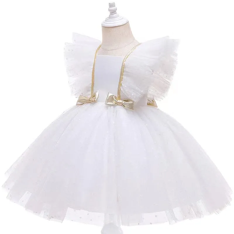Nico Pleated Lace Sleeveless Party Tutu Dress