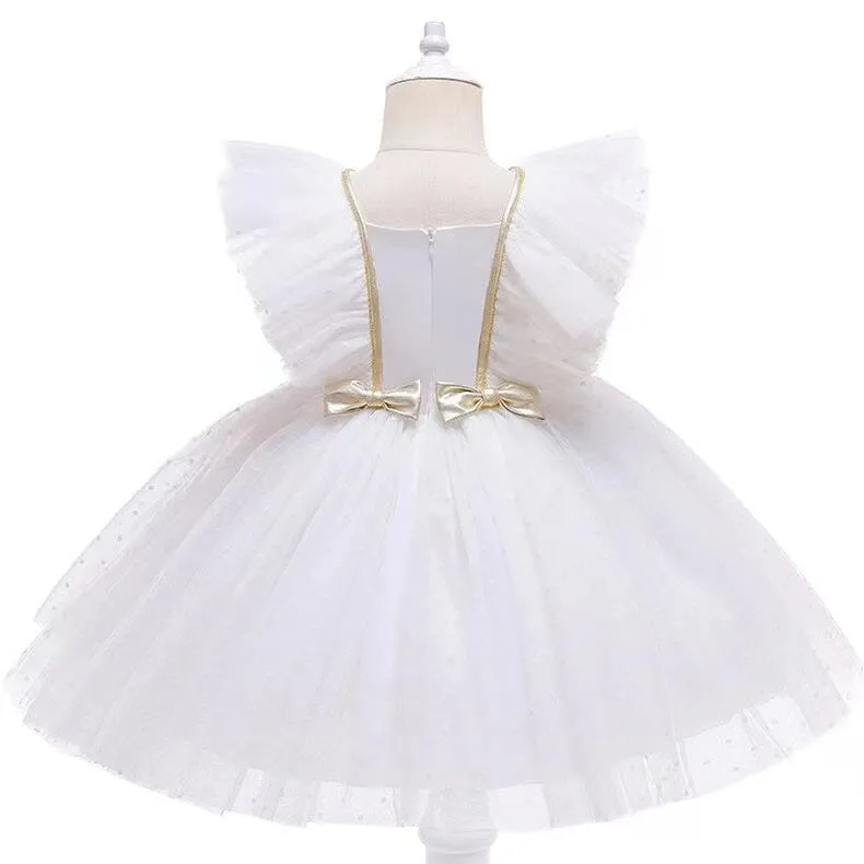 Nico Pleated Lace Sleeveless Party Tutu Dress