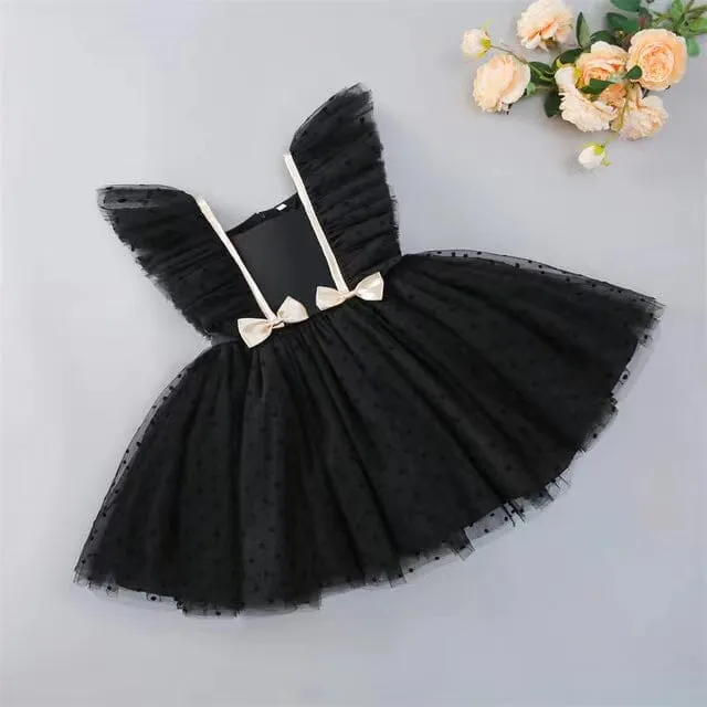 Nico Pleated Lace Sleeveless Party Tutu Dress