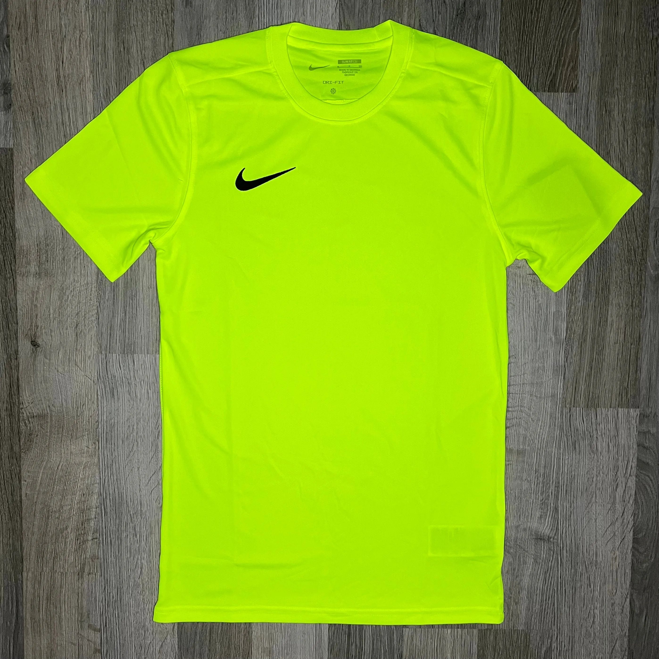 Nike Dri Fit Set - Tee & Shorts - Volt / Black