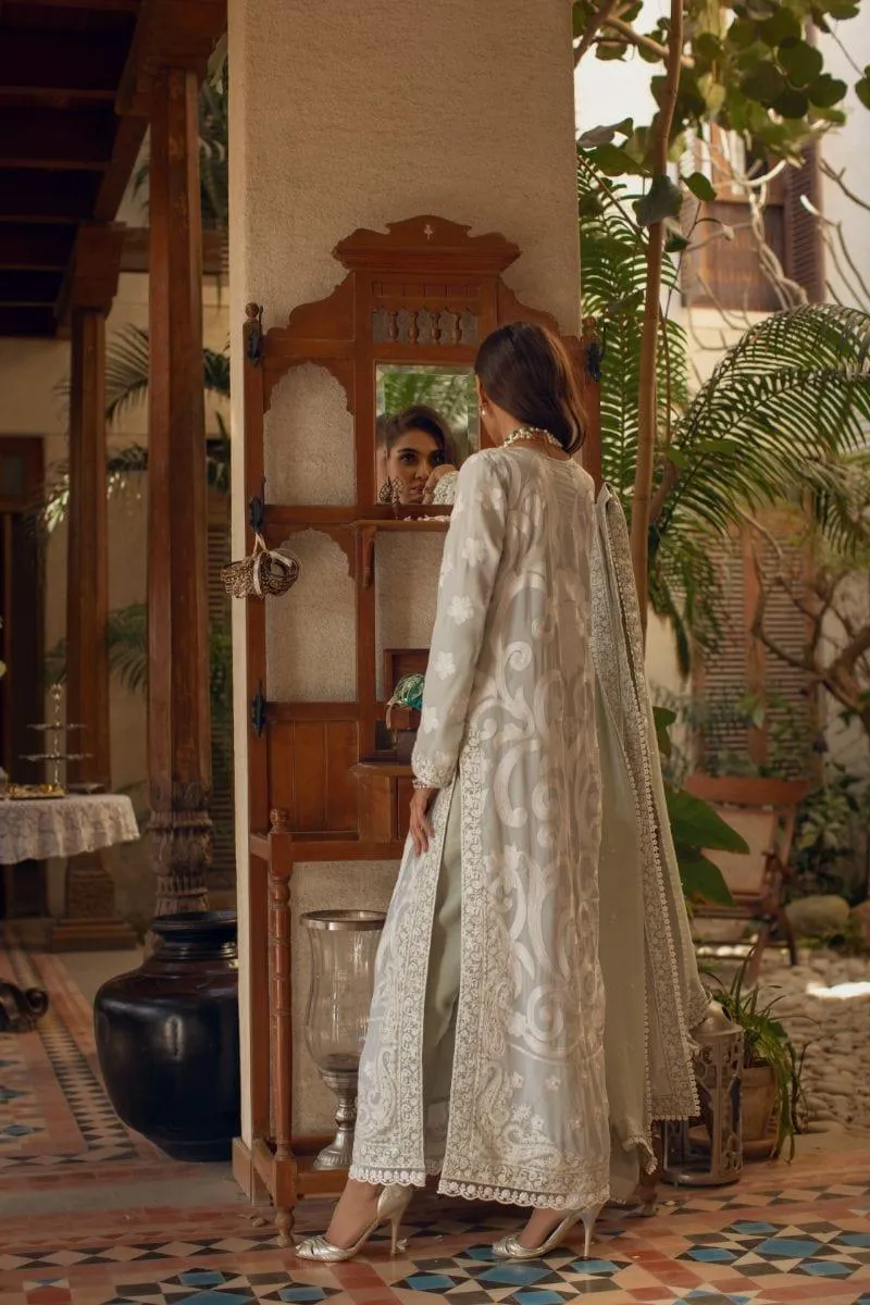 Shehrnaz - Green Long Shirt - SHK-1066