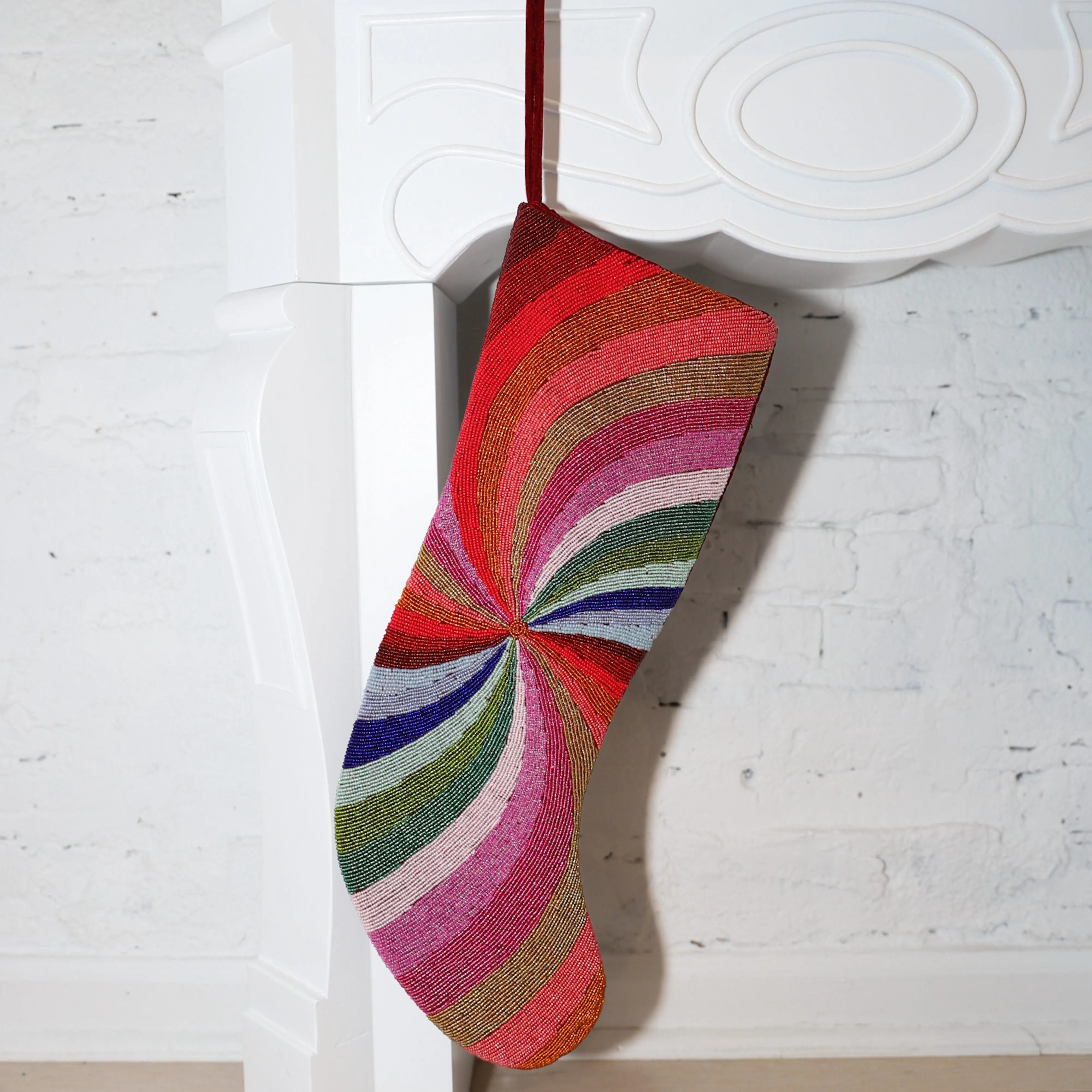 Swirl Stocking ✦ Rainbow