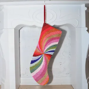 Swirl Stocking ✦ Rainbow
