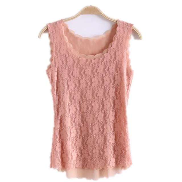 Women Tank Tops Fashion Lace Women's Tank Crochet Embroidery Fitness Summer Casual Blouse Camisole Sleeveless Shirt For Female