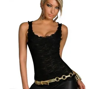 Women Tank Tops Fashion Lace Women's Tank Crochet Embroidery Fitness Summer Casual Blouse Camisole Sleeveless Shirt For Female