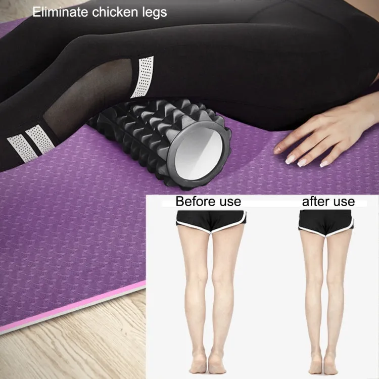 Yoga Pilates Fitness EVA Roller Muscle Relaxation Massage, Size: 45cm x 13cm (Blue)